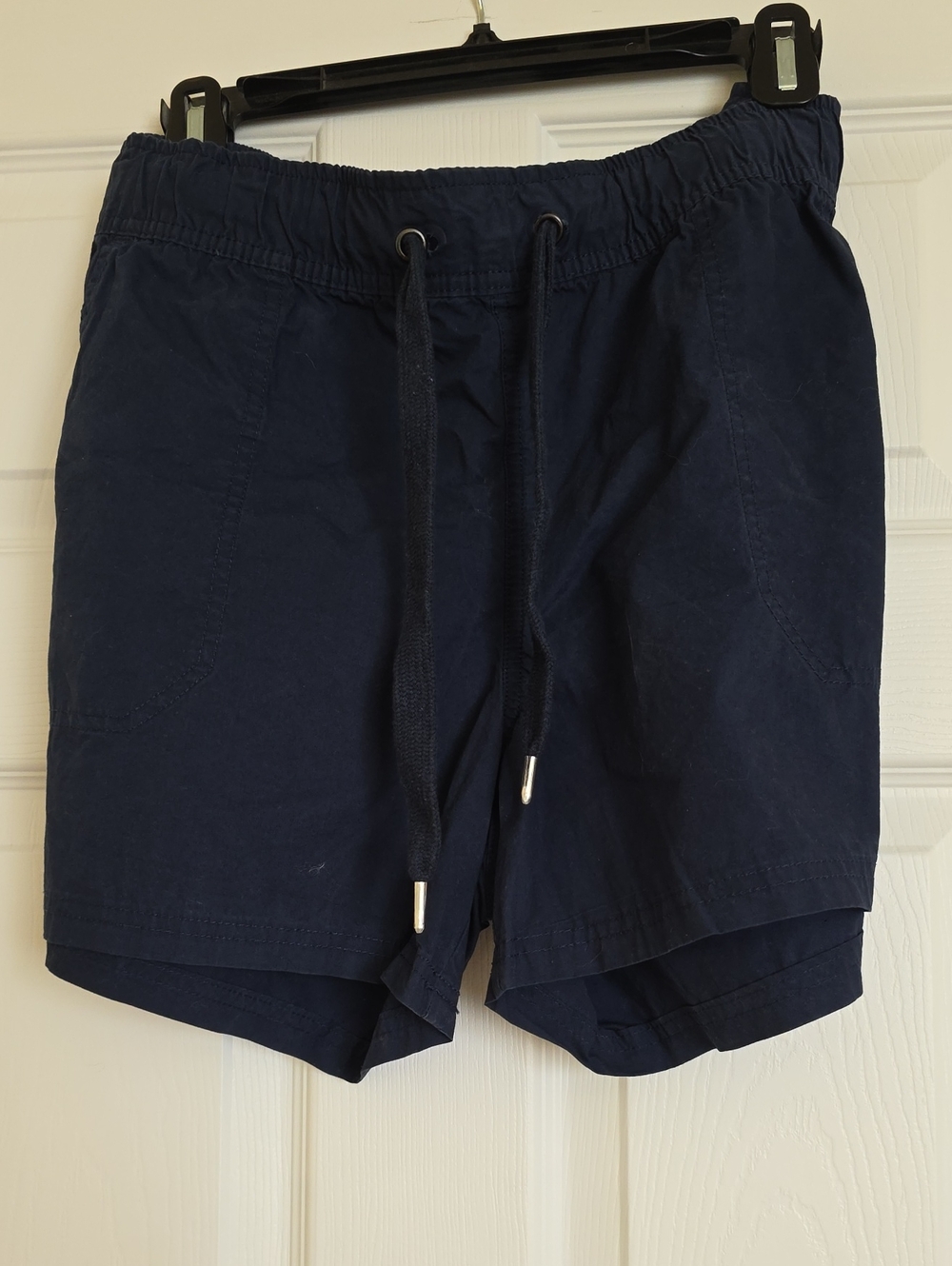 Joe Fresh Women's Navy Elastic Drawstring Shorts